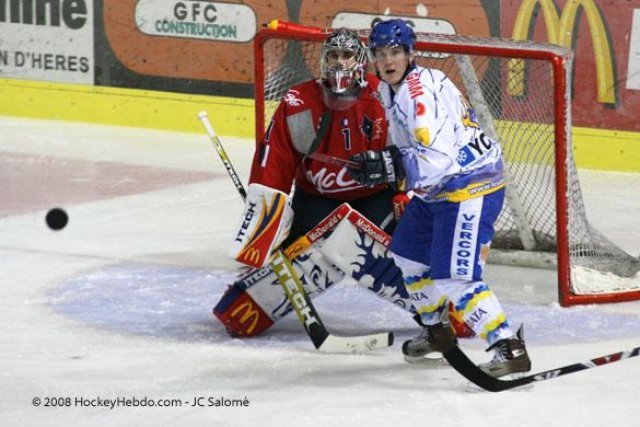 Photo hockey match Grenoble  - Villard-de-Lans le 21/10/2008