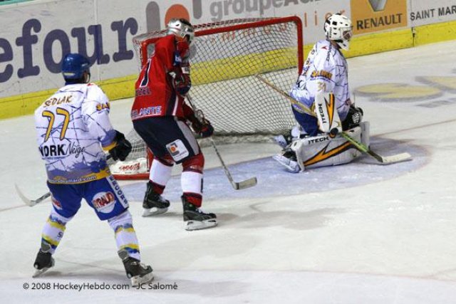 Photo hockey match Grenoble  - Villard-de-Lans le 21/10/2008