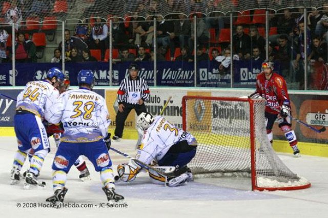 Photo hockey match Grenoble  - Villard-de-Lans le 21/10/2008