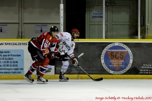 Photo hockey match Mulhouse - Mont-Blanc le 25/02/2012