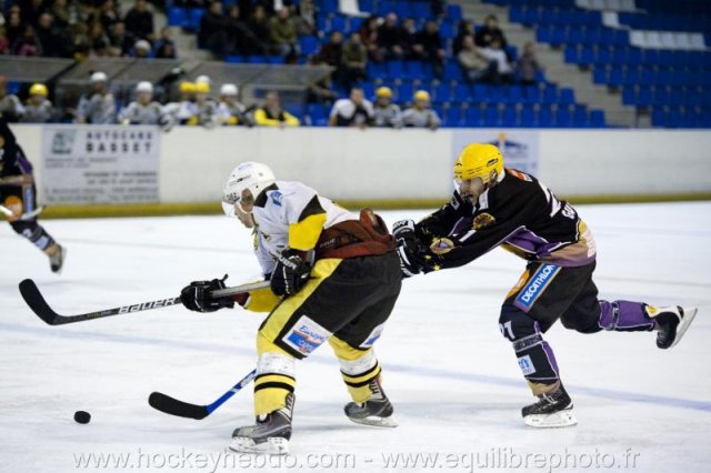 Photo hockey reportage PO D3 : play-off : Des Hiboux trop tendres