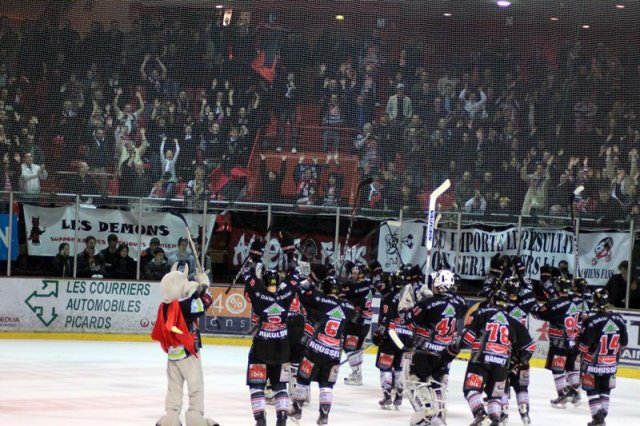 Photo hockey match Amiens  - Strasbourg  le 03/03/2012