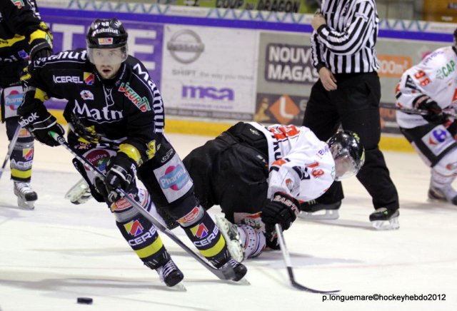 Photo hockey match Rouen - Amiens  le 06/03/2012
