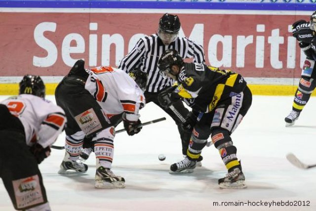 Photo hockey match Rouen - Amiens  le 06/03/2012