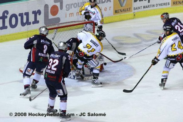 Photo hockey match Grenoble  - Rouen le 25/10/2008