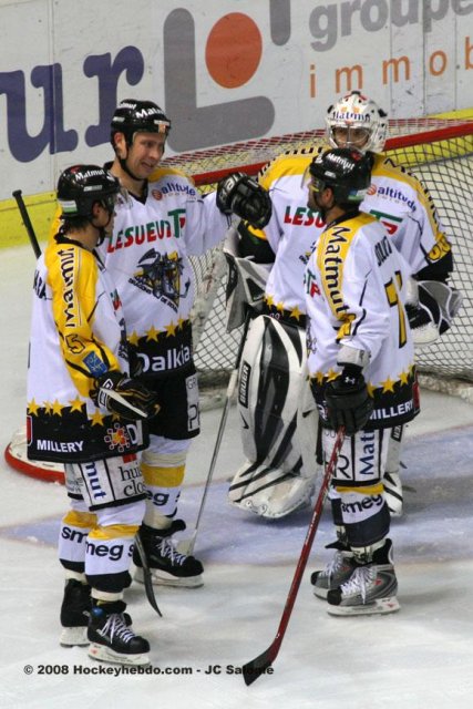 Photo hockey match Grenoble  - Rouen le 25/10/2008