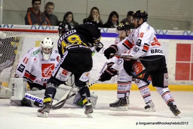 Photo hockey match Rouen - Amiens  le 07/03/2012