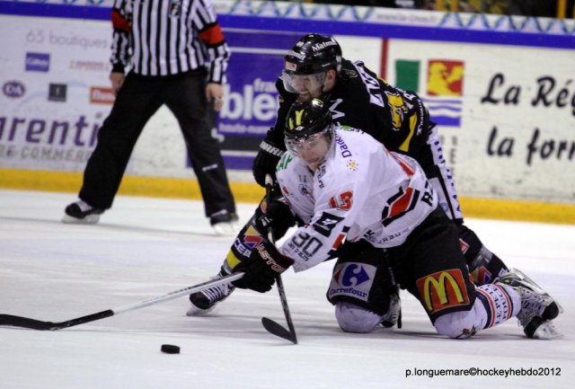 Photo hockey match Rouen - Amiens  le 07/03/2012