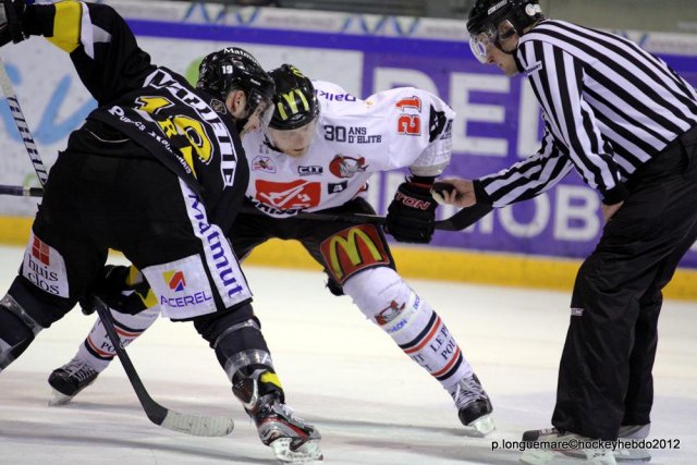 Photo hockey match Rouen - Amiens  le 07/03/2012