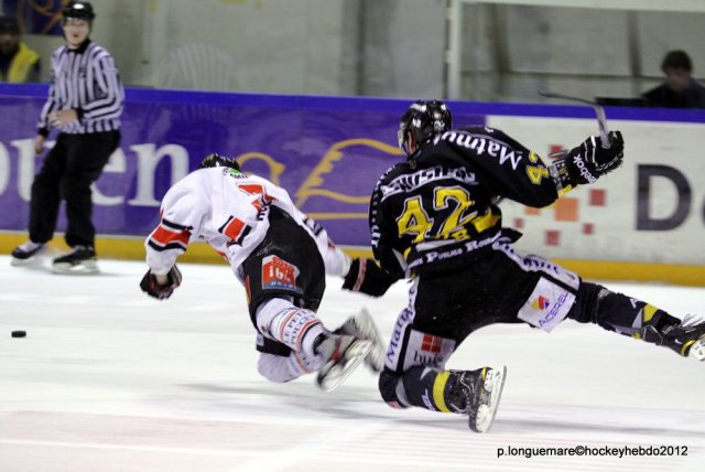 Photo hockey match Rouen - Amiens  le 07/03/2012