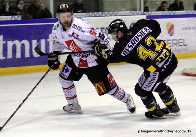Photo hockey match Rouen - Amiens  le 07/03/2012