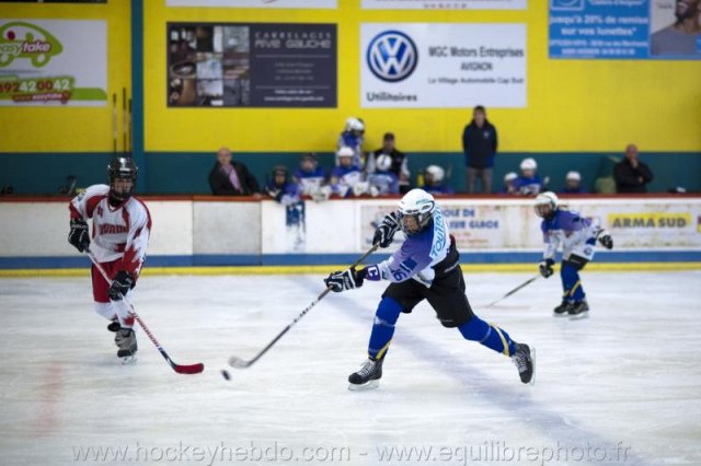 Photo hockey reportage U13 : Avignon vs Mont-Royal Outremont (Canada)