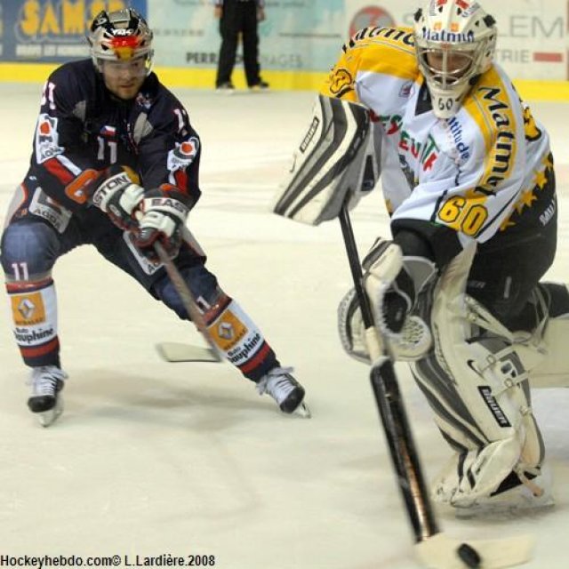 Photo hockey match Grenoble  - Rouen le 25/10/2008
