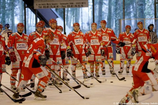 Photo hockey match Amnéville - Clermont-Ferrand le 10/03/2012