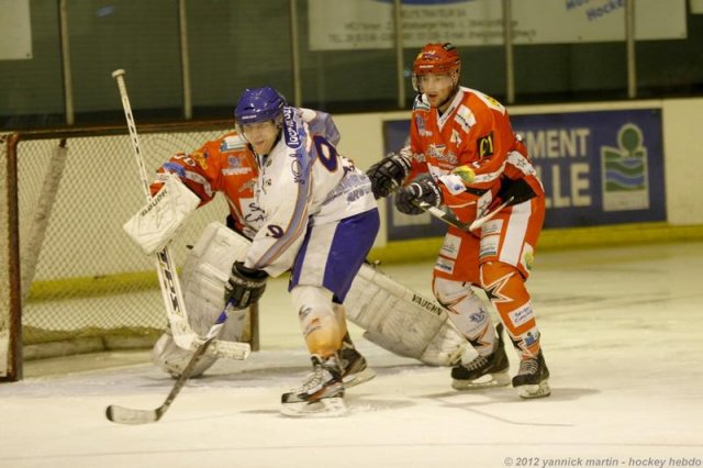 Photo hockey match Amnéville - Clermont-Ferrand le 10/03/2012