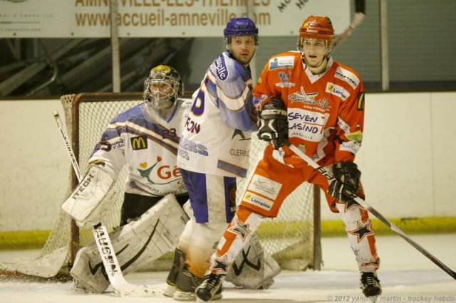 Photo hockey match Amnéville - Clermont-Ferrand le 10/03/2012
