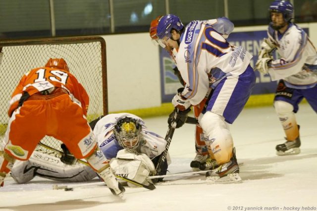 Photo hockey match Amnéville - Clermont-Ferrand le 10/03/2012