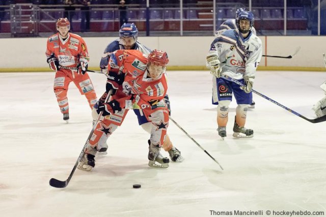 Photo hockey match Amnéville - Clermont-Ferrand le 10/03/2012
