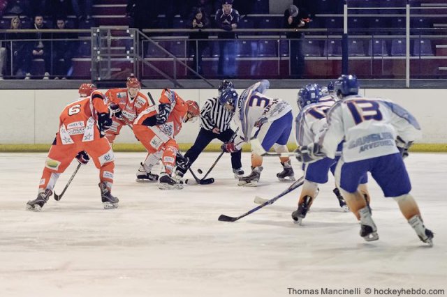 Photo hockey match Amnéville - Clermont-Ferrand le 10/03/2012