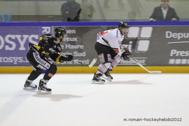 Photo hockey match Rouen - Amiens  le 13/03/2012