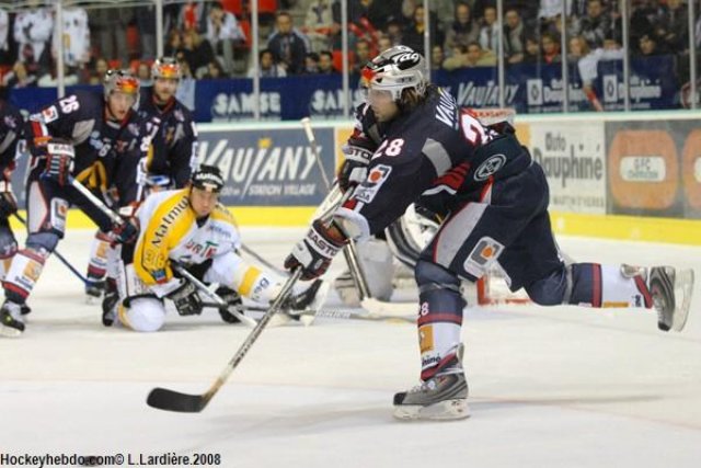 Photo hockey match Grenoble  - Rouen le 25/10/2008