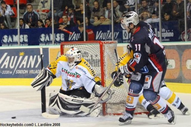 Photo hockey match Grenoble  - Rouen le 25/10/2008