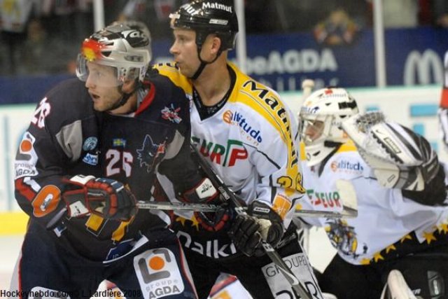 Photo hockey match Grenoble  - Rouen le 25/10/2008