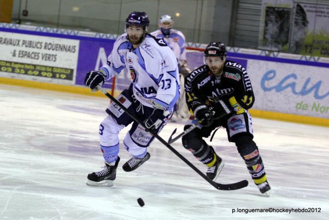 Photo hockey match Rouen - Angers  le 16/03/2012
