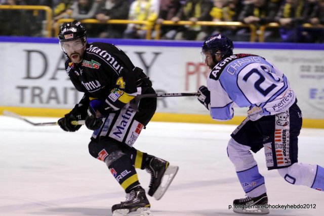 Photo hockey match Rouen - Angers  le 16/03/2012