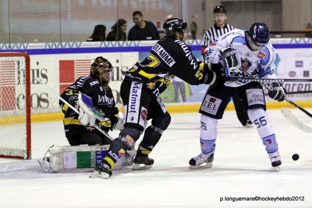 Photo hockey match Rouen - Angers  le 16/03/2012