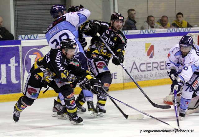 Photo hockey match Rouen - Angers  le 16/03/2012