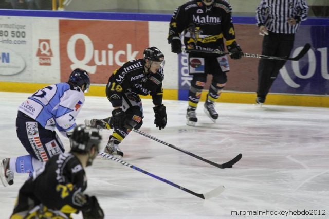 Photo hockey match Rouen - Angers  le 16/03/2012