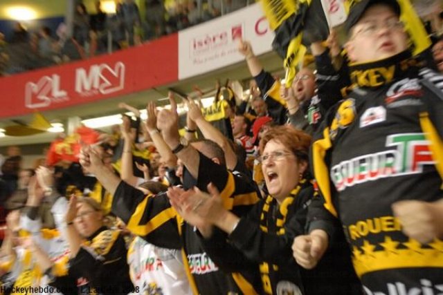 Photo hockey match Grenoble  - Rouen le 25/10/2008