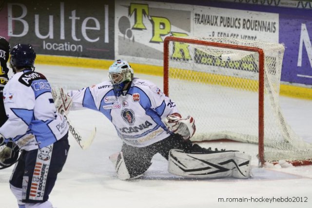Photo hockey match Rouen - Angers  le 16/03/2012