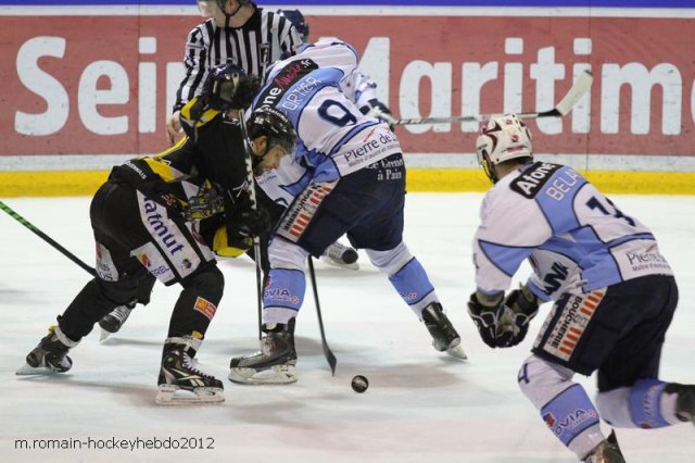 Photo hockey match Rouen - Angers  le 16/03/2012