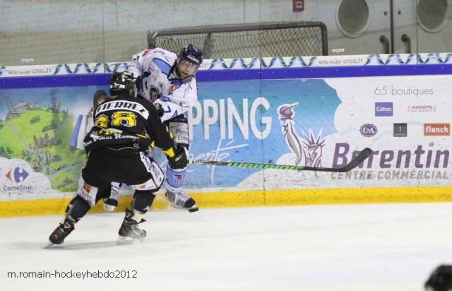 Photo hockey match Rouen - Angers  le 16/03/2012