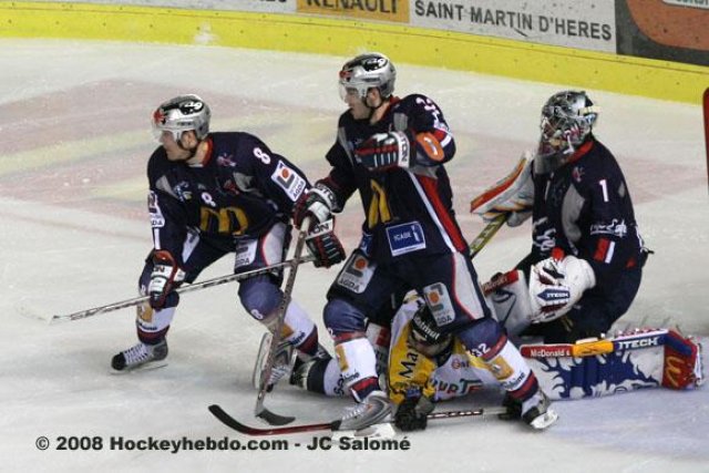 Photo hockey match Grenoble  - Rouen le 25/10/2008