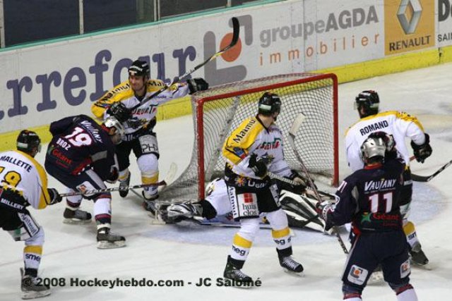 Photo hockey match Grenoble  - Rouen le 25/10/2008