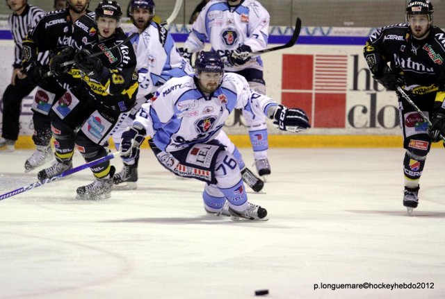 Photo hockey match Rouen - Angers  le 17/03/2012