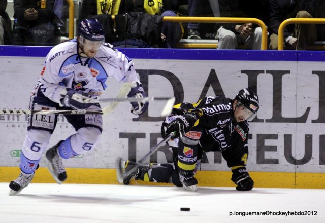 Photo hockey match Rouen - Angers  le 17/03/2012