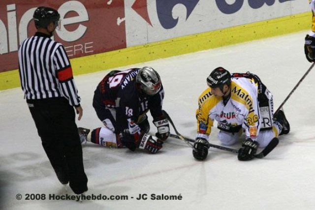 Photo hockey match Grenoble  - Rouen le 25/10/2008