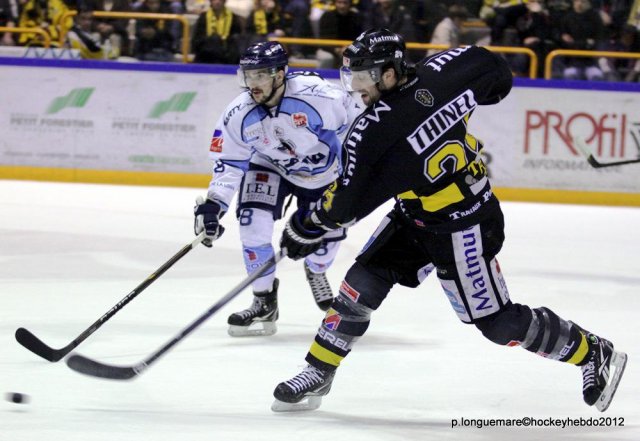Photo hockey match Rouen - Angers  le 17/03/2012