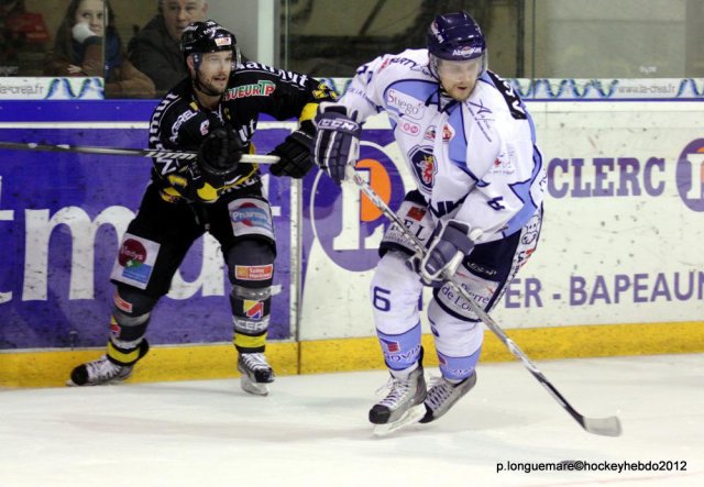 Photo hockey match Rouen - Angers  le 17/03/2012