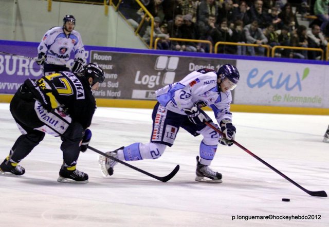 Photo hockey match Rouen - Angers  le 17/03/2012