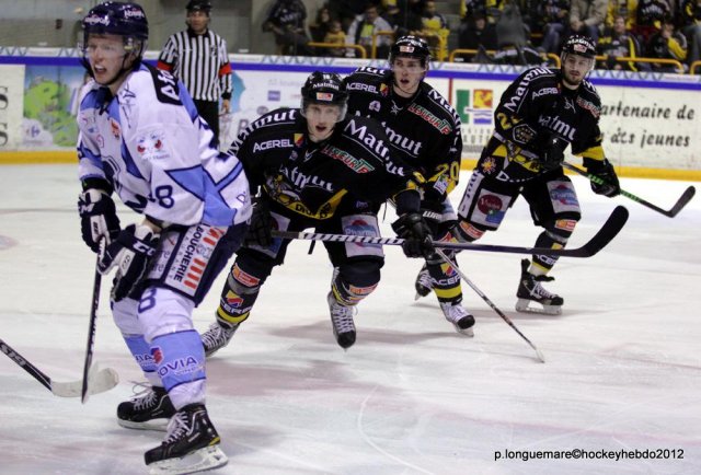 Photo hockey match Rouen - Angers  le 17/03/2012