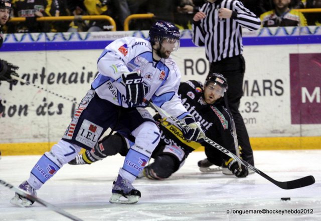 Photo hockey match Rouen - Angers  le 17/03/2012