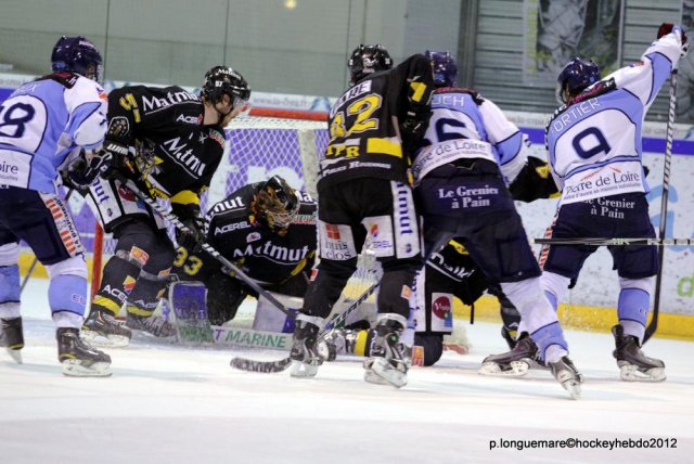 Photo hockey match Rouen - Angers  le 17/03/2012
