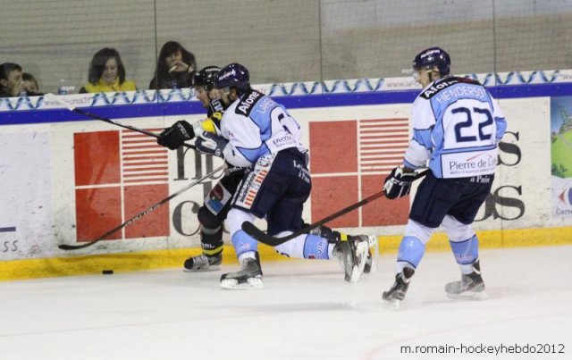 Photo hockey match Rouen - Angers  le 17/03/2012