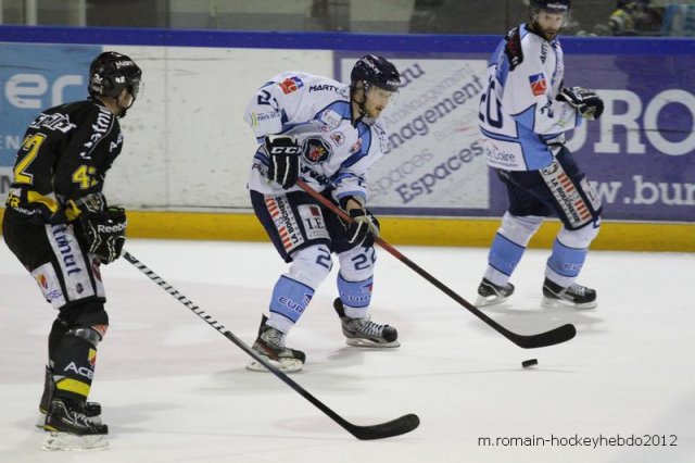 Photo hockey match Rouen - Angers  le 17/03/2012
