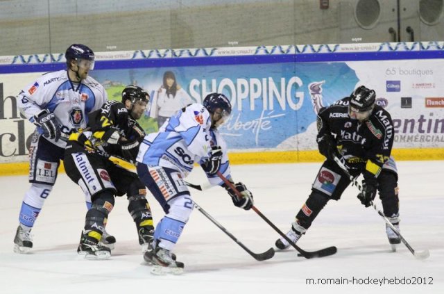 Photo hockey match Rouen - Angers  le 17/03/2012